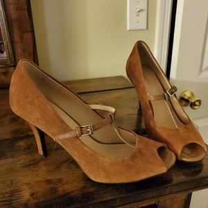 Franco Sarto Brown Heels